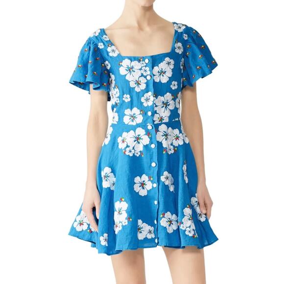 All Things Mochi Blue Kay Dress S - Picture 1 of 14